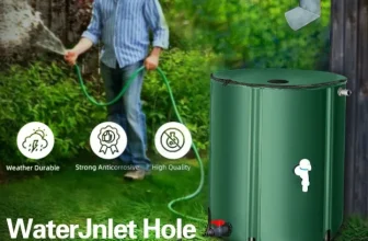 Collapsible Rain Barrel Waterproof Foldable Garden Water Storage Debris Screen Durable Water Storage Container Garden Irrigation